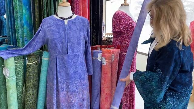 Take A Stroll Through Batik Rayon And Batik Cotton Jersey Knit