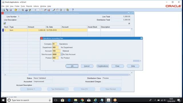 Oracle Ebiz R12 Payable Invoice process смотреть онлайн