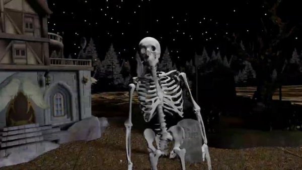 Spooky Scary Skeletons Remix Song Dance Video | Skeleton Dance Animation