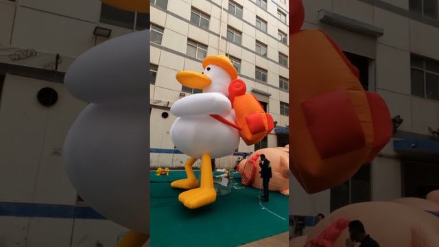 #AirSculptures #Airglow #Inflatable Balloon Duck Mascot For 2023 #Stagedesign Decoration