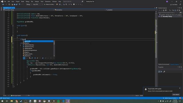 How to Make the Gravity Gun in Unity смотреть онлайн