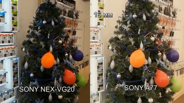 Sony NEX VG20 vs SONY A77 . смотреть онлайн