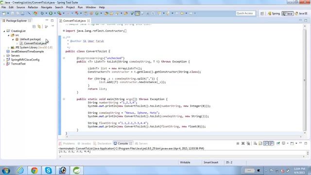 Convert Comma Separated String to ArrayList using Java смотреть онлайн