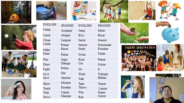 Week 17 Simple present tense with different verbs I 9° A B смотреть онлайн