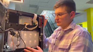 Замена наклейки с перечнем напитков на кофемашине