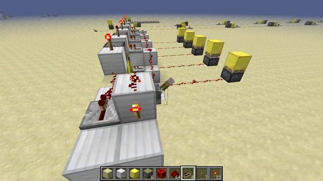 Minecraft. Instant Redstone Wire And Counter/ Minecraft. Моментальный редстоун провод и счетчик