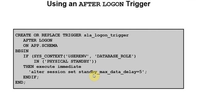 Chap 8 Using Oracle Active Data Guard смотреть онлайн