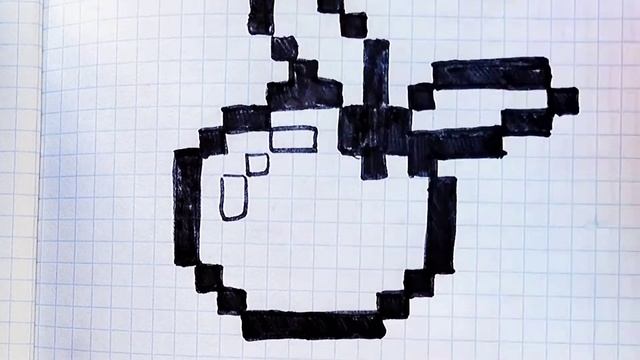 Как нарисовать АПЕЛЬСИН - рисование по клеточкам / How to draw ORANGE / PIXEL ART смотреть онлайн