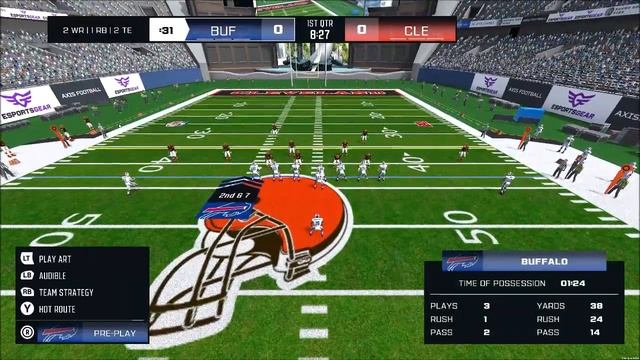 Axis Football 20 Beta Gameplay With NFL Mod смотреть онлайн