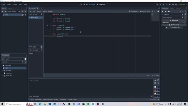 Godot 4 Multi Threading Tutorial смотреть онлайн
