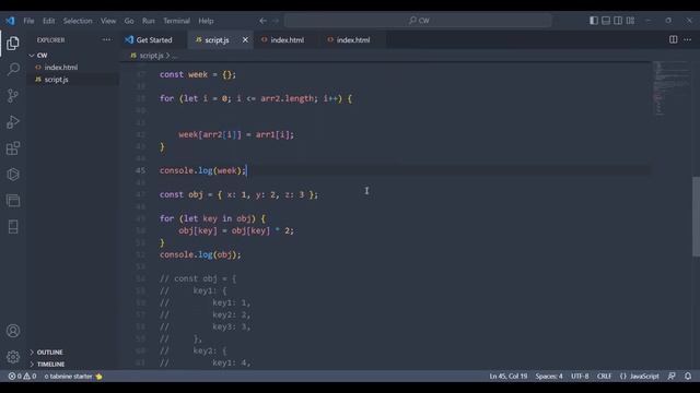 Семинар 5 Объекты в JavaScript смотреть онлайн