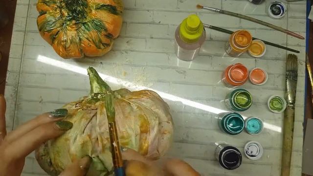 МК тканевые тыквы для ТЗ "Магический бал" для LuxArt смотреть онлайн