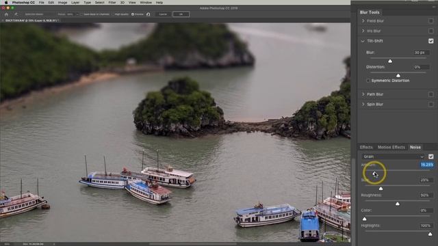 Creating a Tilt Shift "Miniature" Effect in Photoshop смотреть онлайн