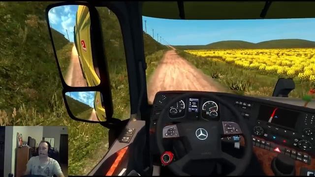 ETS 2# стрим, Улан-Удэ-Бар, карта Суровая Россия Байкал R15 едем дерзко, Переемная-Зима, часть 5 смотреть онлайн