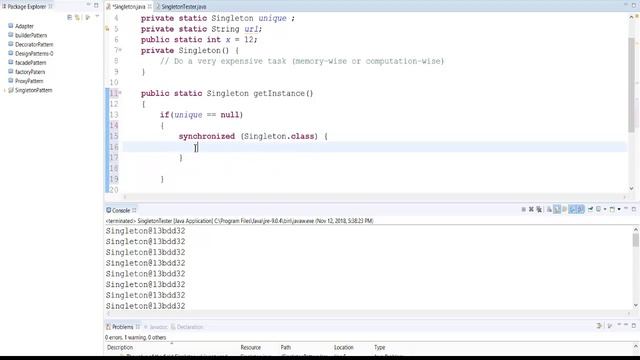 Singleton Synchronization : Singleton In Multi-threaded Applications смотреть онлайн