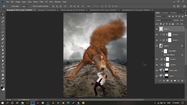 Photoshop Manipulation Tutorial Step by Step For Beginners | Photoshop CC 2020 | Pro Level Studio смотреть онлайн