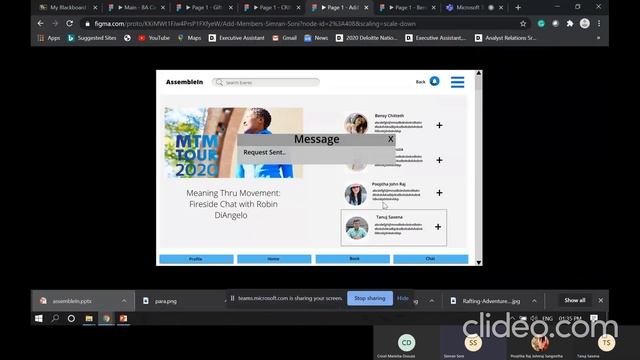 AssembleIn High Fidelity Wireframe Walkthrough (Figma) смотреть онлайн