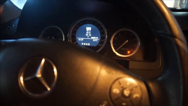 Сброс сервисного интервала Mercedes W 204 смотреть онлайн