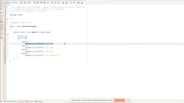 Java switch statement | Java switch program (Java Course) смотреть онлайн