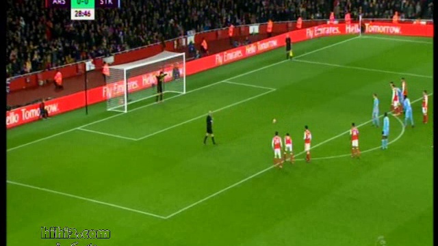 Arsenal 0 - 1 Stoke City HIH2 смотреть онлайн