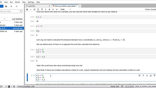 Intro to Jupyter Notebooks and Python смотреть онлайн