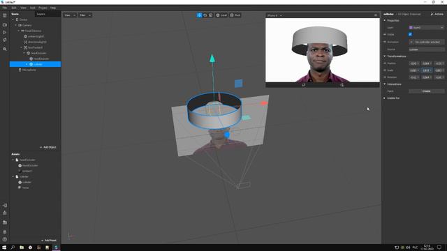 собственная маска в инсте - текст над головой[spark ar] смотреть онлайн