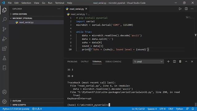 Komunikasi Serial Micro:bit v2 & Python смотреть онлайн