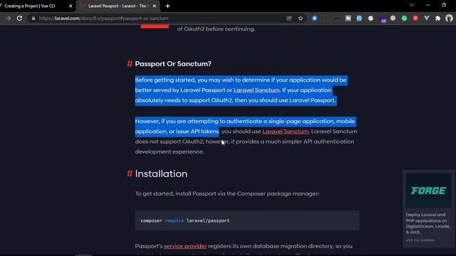 #1 Laravel Passport & Vue3 Project installation смотреть онлайн