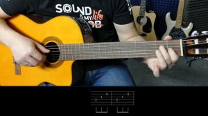 Простой испанский этюд на гитаре "Маленький Испанец". Разбор+ТАБЫ