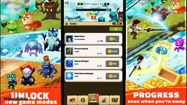 Tap Stars - Idle Clicker Hero Battle Gameplay Android | New Mobile Game смотреть онлайн