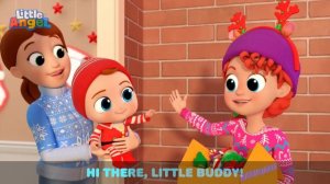 Рождественский распорядок сна! Рождественские песни для детей Маленький Ангел Лунный жучок Рождестве