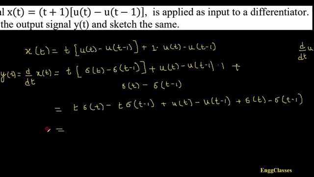 Q2. c. A signal is applied to differentiator. Sketch the output signal смотреть онлайн