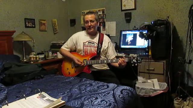 My guitar Video for Lonnie show ing it off and my amp! смотреть онлайн