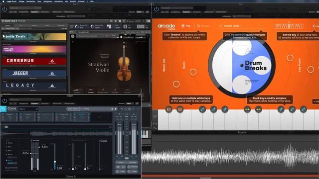 The Multimusicman Meets Native Instruments Stradivari, Outputs Arcade And IZotopes Ozone9