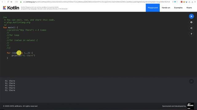 [Android] Kotlin Review: For Loops and Repeating Functions смотреть онлайн