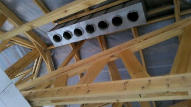 Монтаж вентиляционной 7 канальной сэндвич трубы с температурным каналом без подключения смотреть онлайн