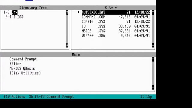 MS-DOS 5.0 on 0.1 MHz processor! смотреть онлайн