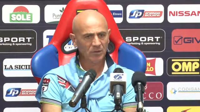 CATANIA - LATINA conferenza stampa pre-gara GIUSEPPE SANNINO смотреть онлайн