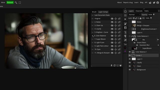 Midjourney Photo Edit with Photopea - PSD Breakdown (includes Midjourney Prompt) смотреть онлайн