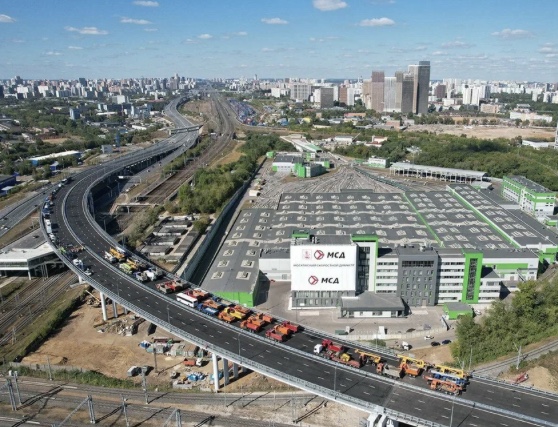 Поездка по Московскому скоростному диаметру смотреть онлайн