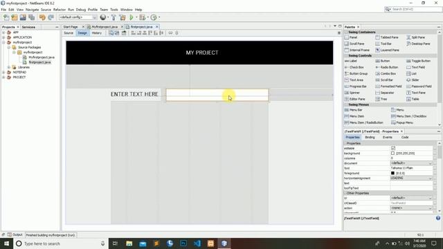 3 How To Create and Use JPanel And JTextField in Java Netbean смотреть онлайн