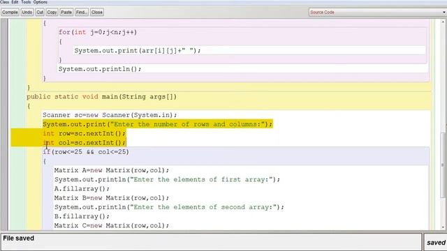 Subtract Two Matrices in Java | Pass By Reference Concept | ISC Class 12 смотреть онлайн