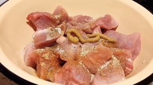 Шашлык в луковом пюре