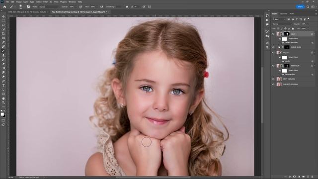 Fine Art Portrait Editing in Photoshop смотреть онлайн