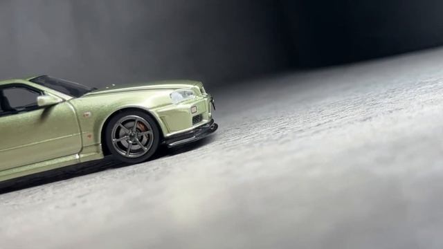 1/64 Inno64 Nissan Skyline GT-R R34 V-Spec II Nür Millennium Jade