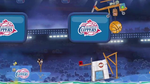 Angry Birds Seasons Ham Dunk Level 2-4 Mighty Basketball Walkthrough смотреть онлайн