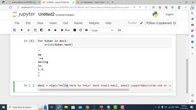 Tokenization in NLP | Spacy | Visualization by Spacy | Python | شرح عربي смотреть онлайн