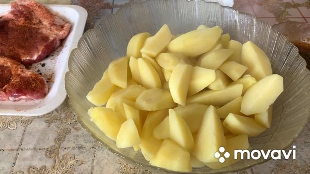 Венский шницель! С картофелем по деревенски. смотреть онлайн