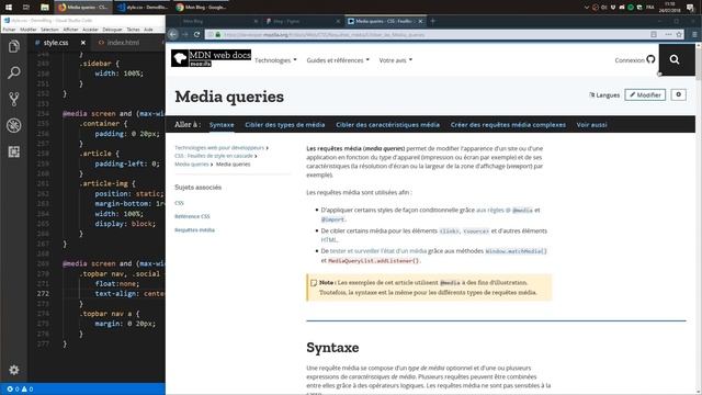 Découverte du CSS (18/31) : Media query et le "responsive" смотреть онлайн