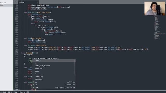 CRIANDO SPACE INVADERS COM SOM EM PYTHON (PYGAME) смотреть онлайн